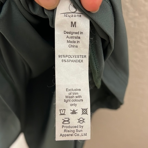 Icy zone Women’s Athletic Tenis/Golf Dress. Sage Green. Sz M. EUC. Racer back. - Picture 2 of 4